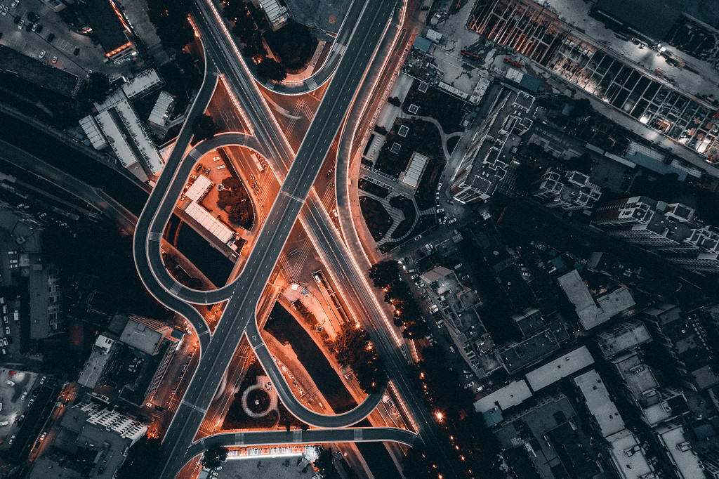 路与路之间的连接贯通 郑州城市立交立交桥