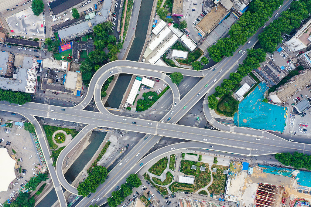 垂直立交桥 郑州金水路与桐柏路立交