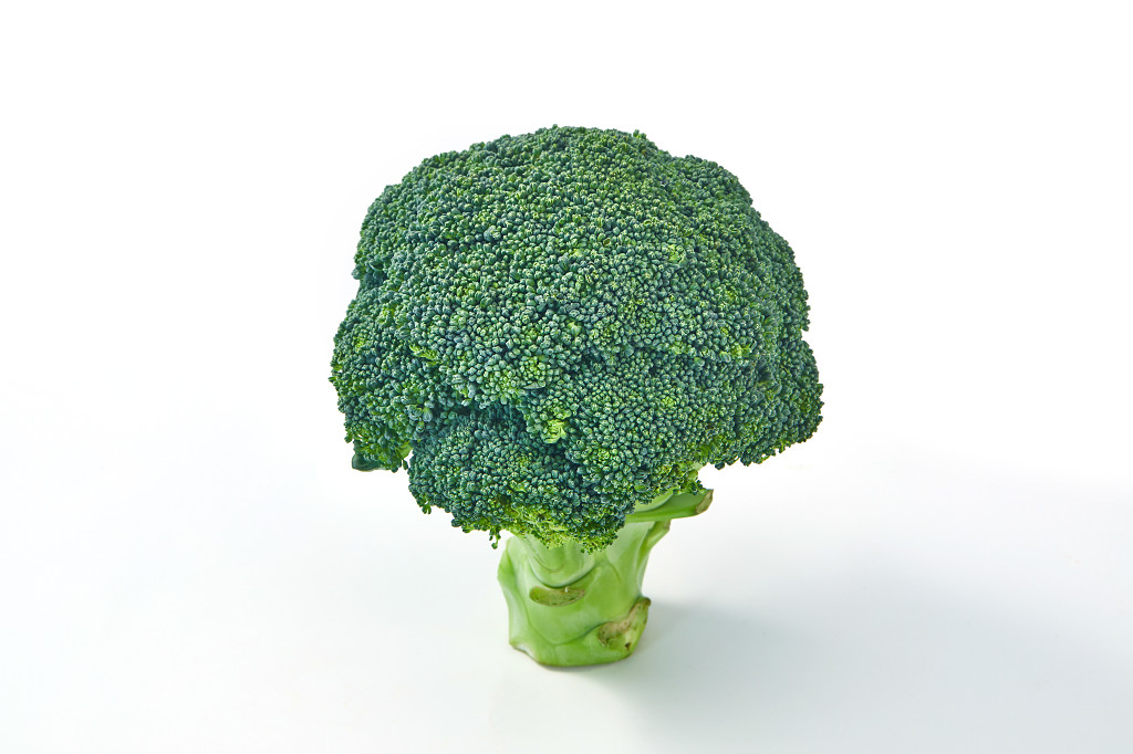 白底蔬菜西兰花花菜菜花一颗西兰花新鲜蔬菜配图蔬菜果蔬