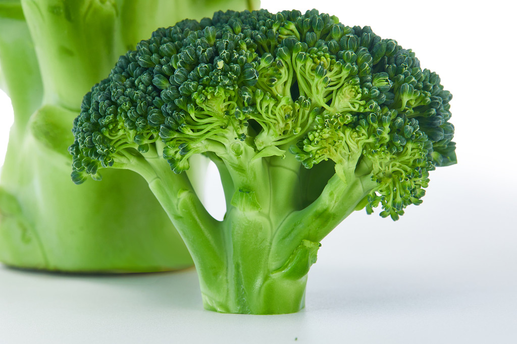 白底特写蔬菜西兰花花菜菜花一颗西兰花新鲜蔬菜配图蔬菜果蔬