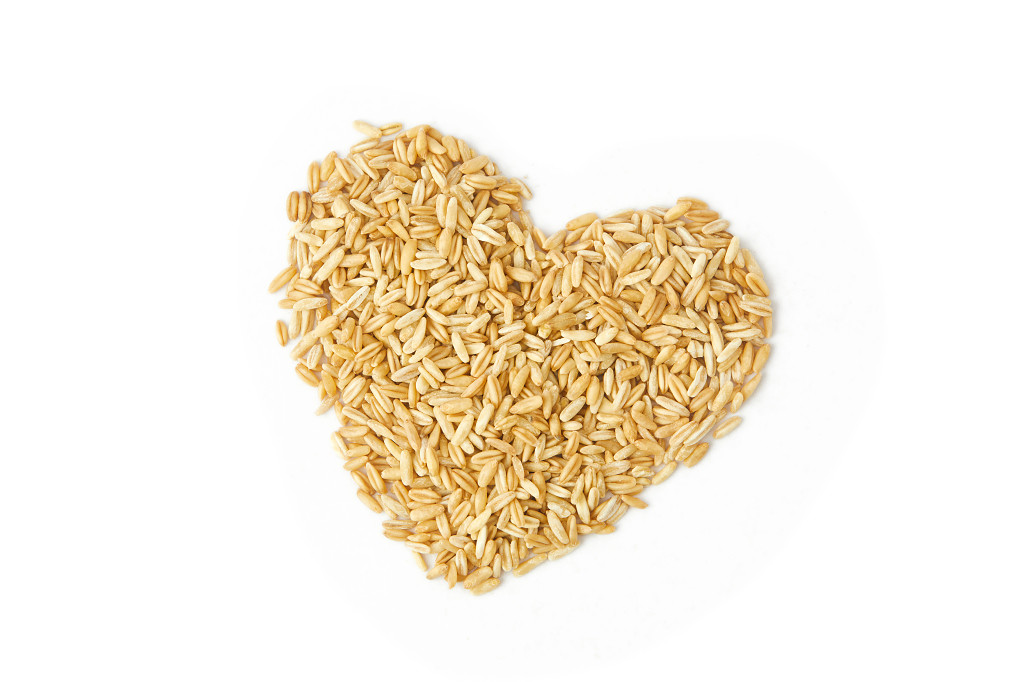 白底实拍粮食燕麦胚芽谷物心形燕麦燕麦仁燕麦米燕麦