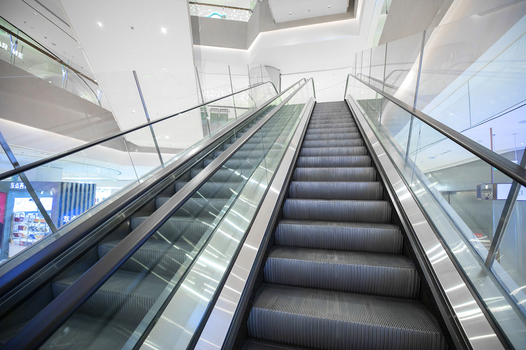 商场电梯商场扶梯扶梯特写扶梯照片