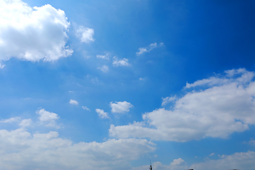 实拍自然风光云朵蓝天白云云彩天气好多云