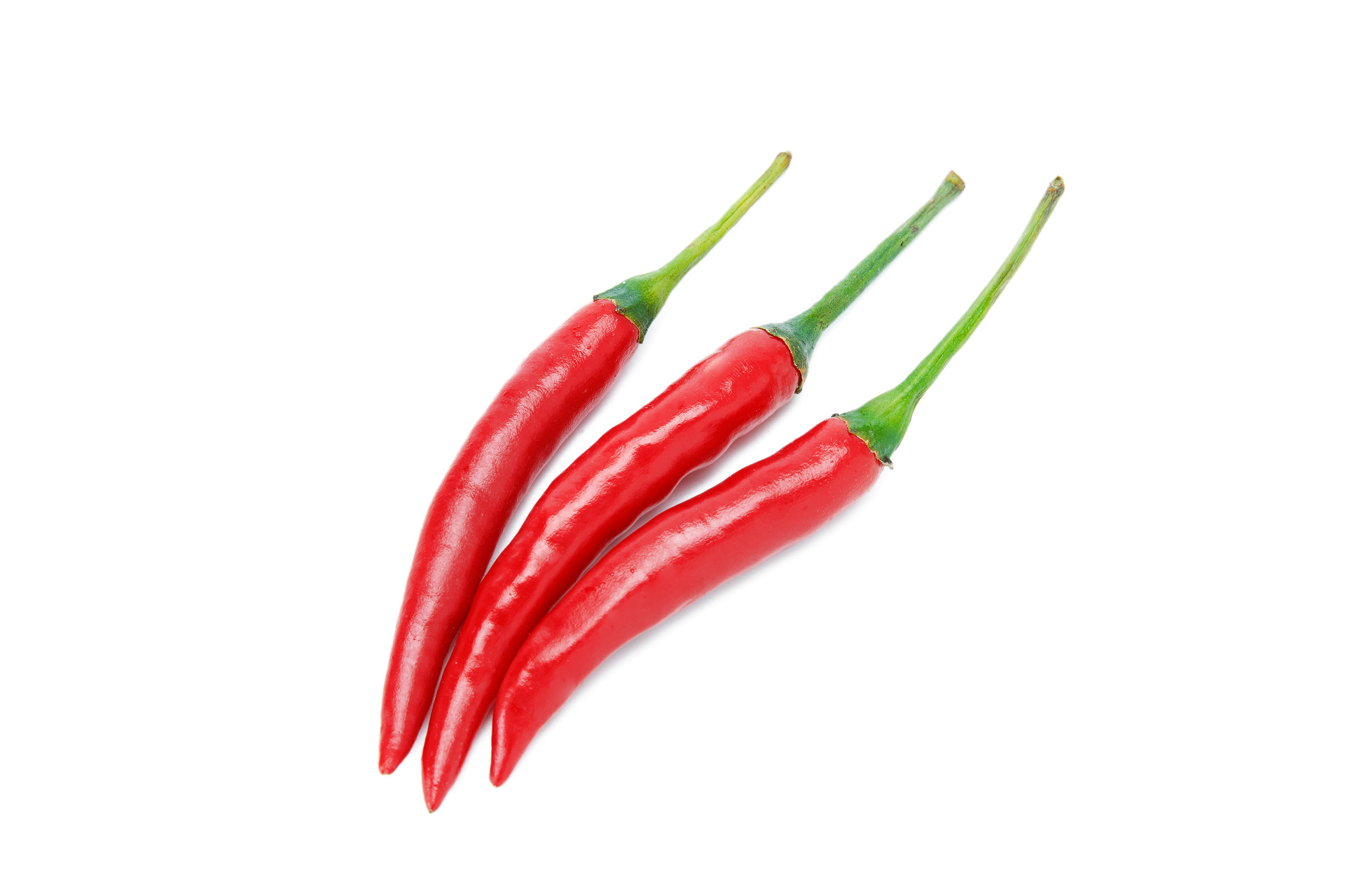 白底蔬菜新鲜蔬菜辣椒尖椒红辣椒三根辣椒