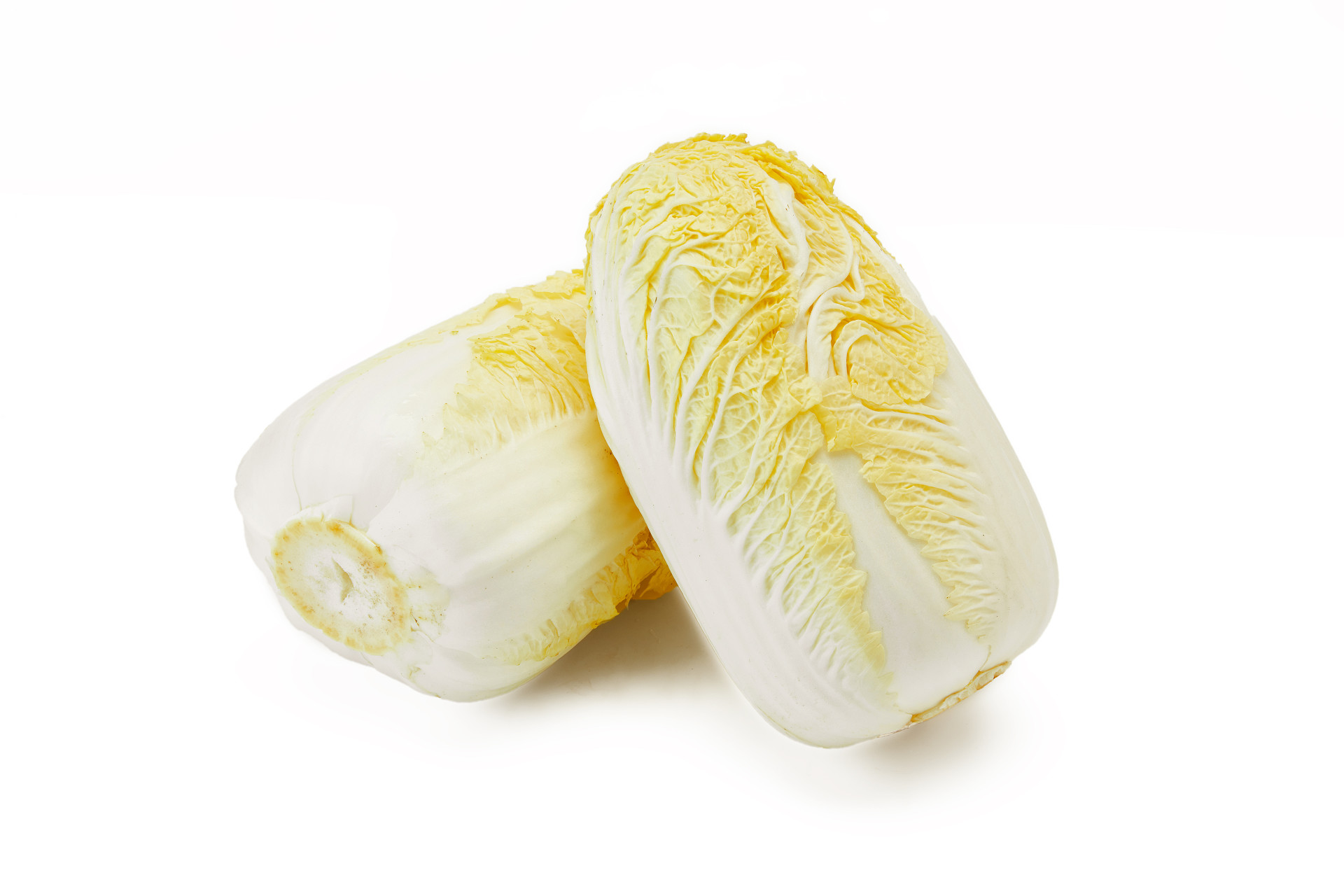 白底蔬菜新鲜蔬菜白菜大白菜两颗白菜