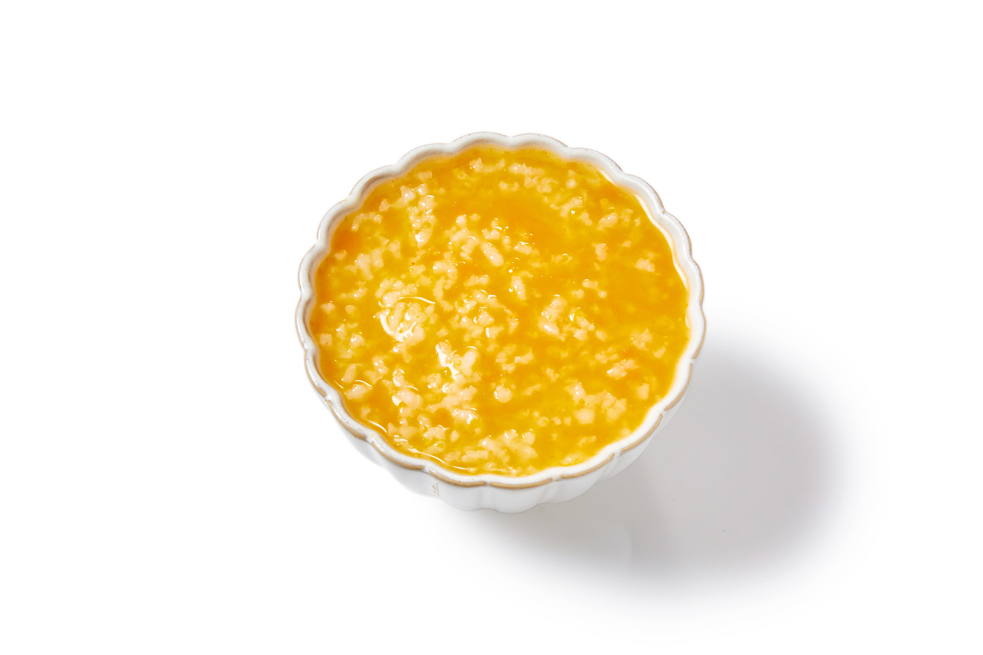 白底白碗一碗粥南瓜粥大米粥大米南瓜粥