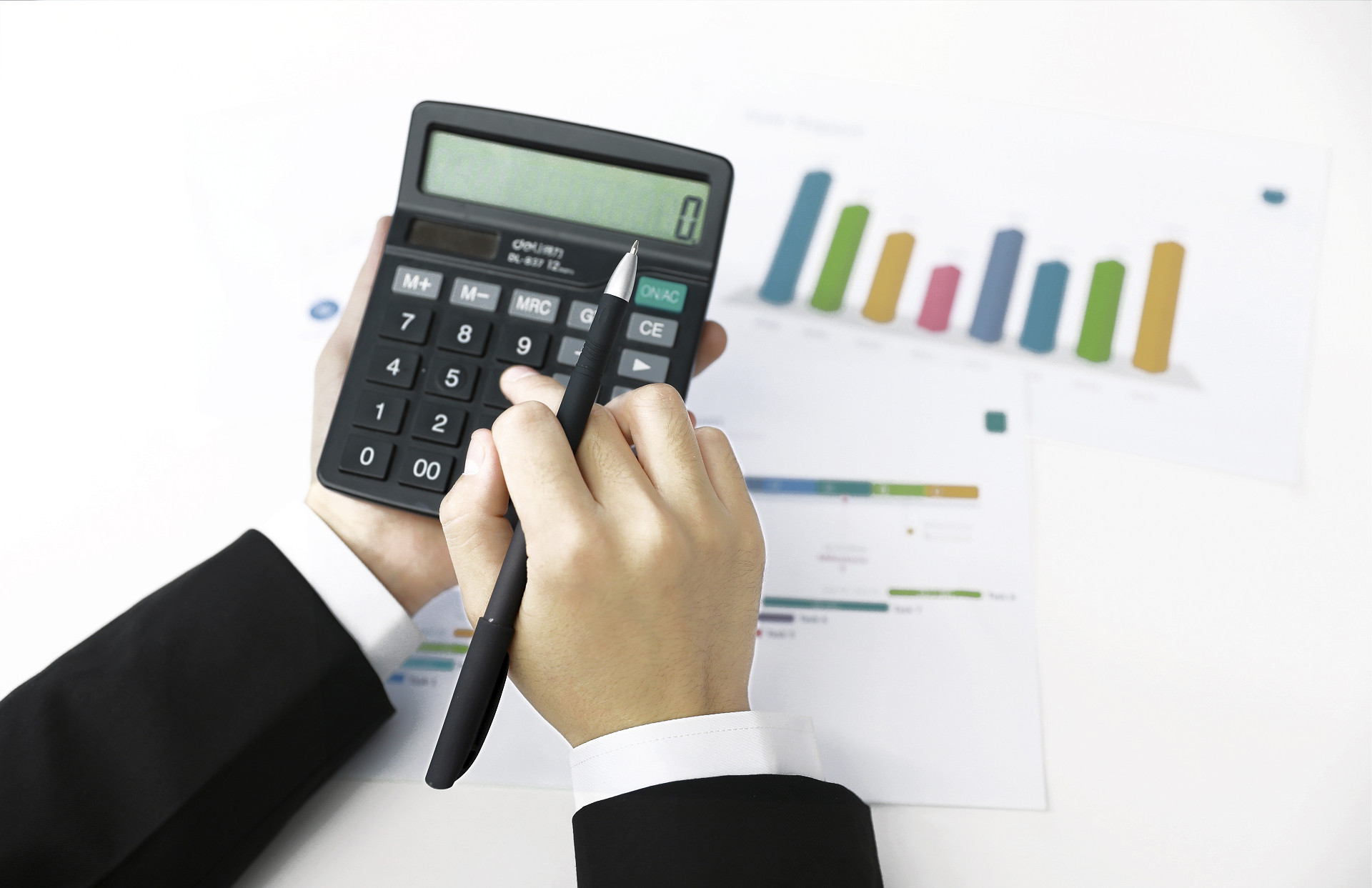 商务人像投资理财增长增值趋势计算计算器