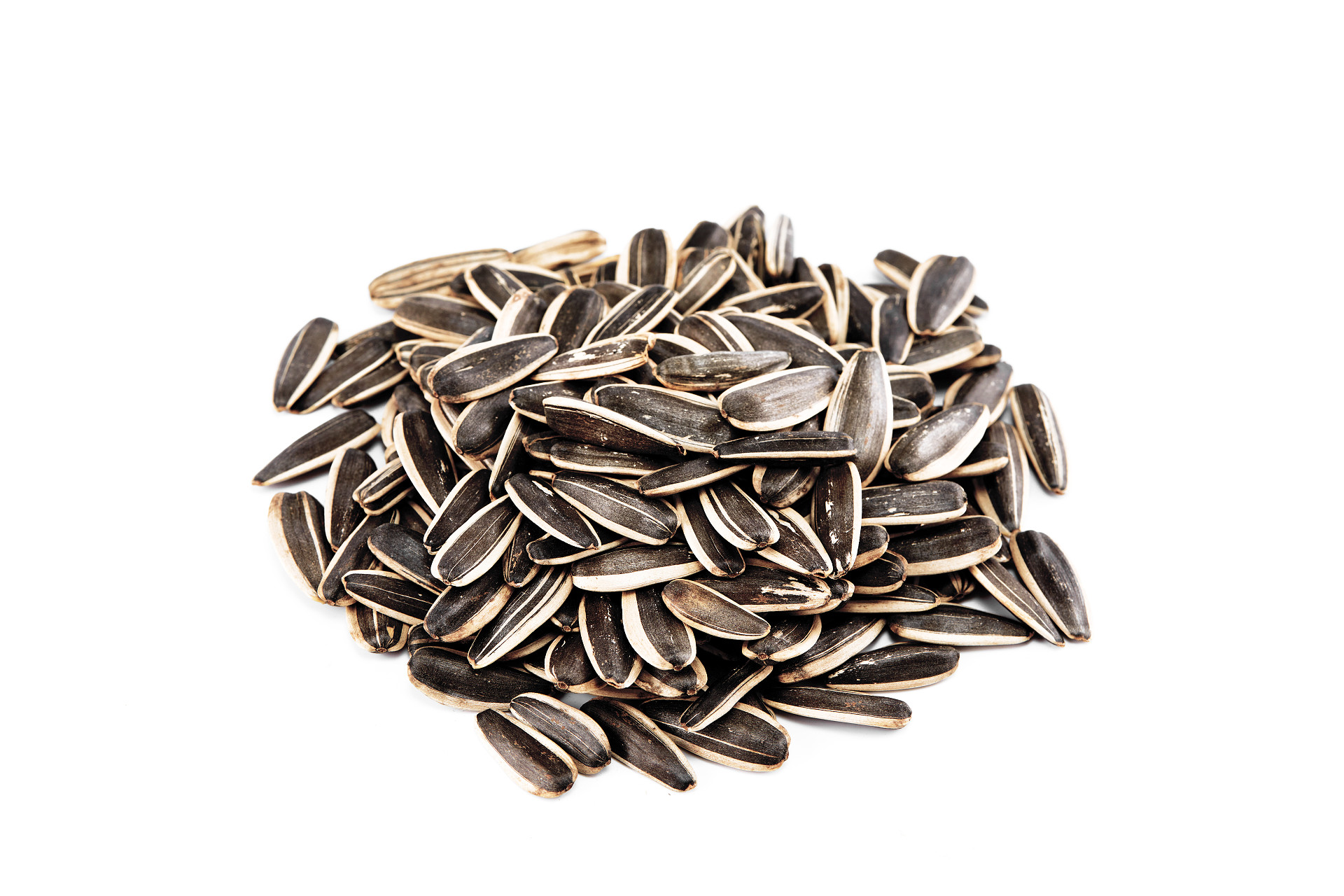 白底一堆瓜子散落瓜子散落坚果黑色瓜子坚果