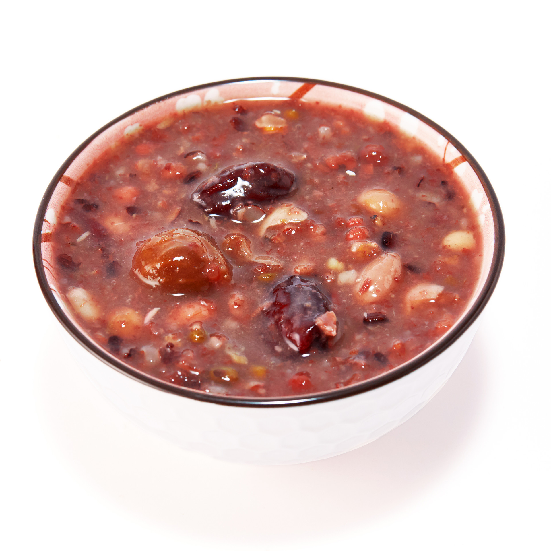 白底白碗一碗腊八粥腊八节腊八粥八宝粥