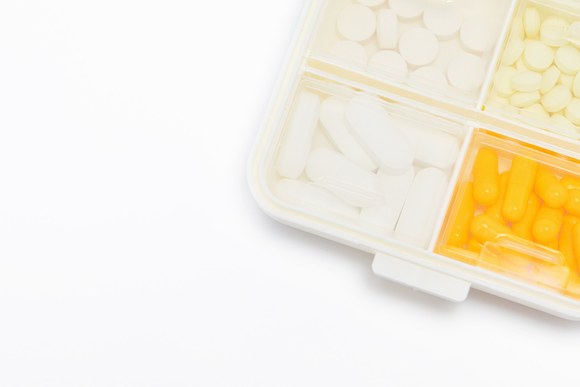 灰底药品胶囊药片药药品分类盒医药箱