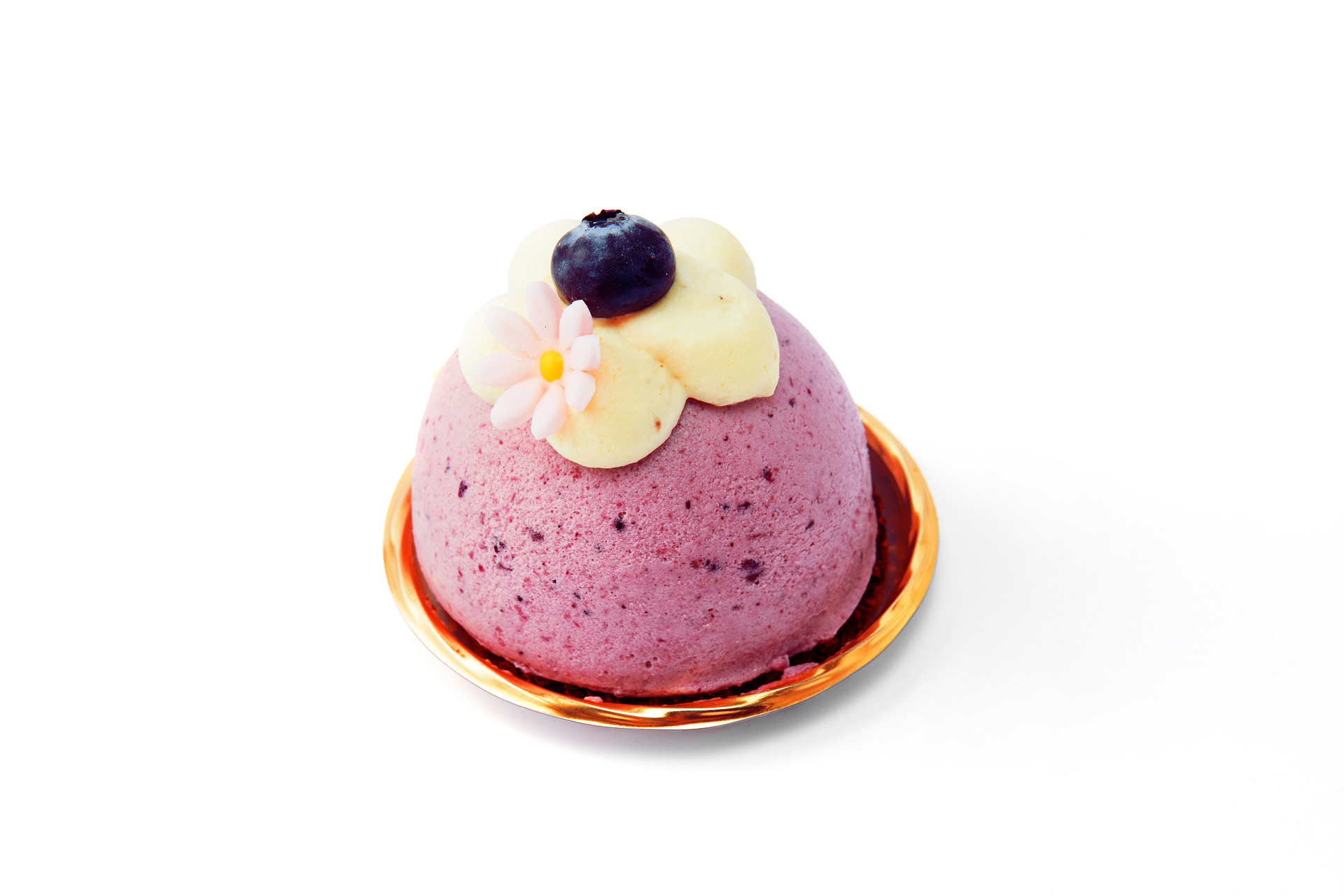 白底蛋糕蓝莓蛋糕奶油蛋糕美食甜品