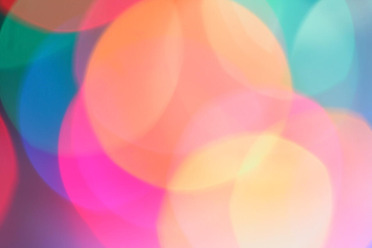 炫彩狂欢唯美模糊灯光纹理背景