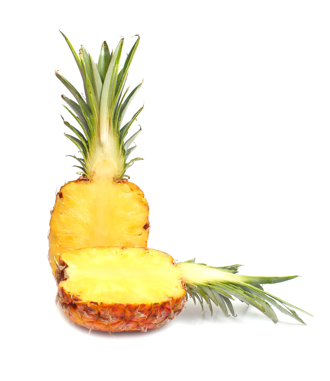 白色成熟的新鲜菠萝