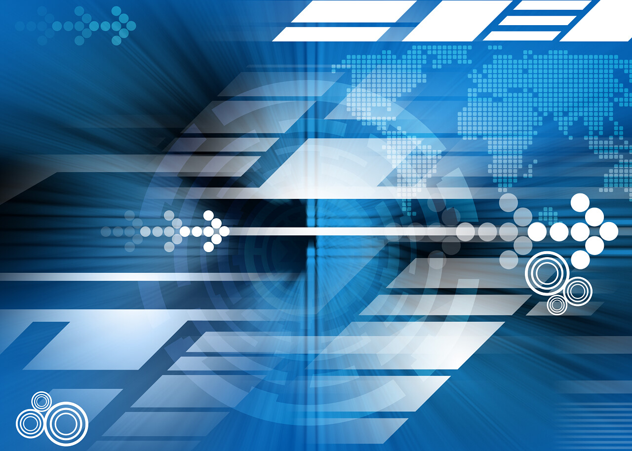 蓝色背景的抽象设计元素