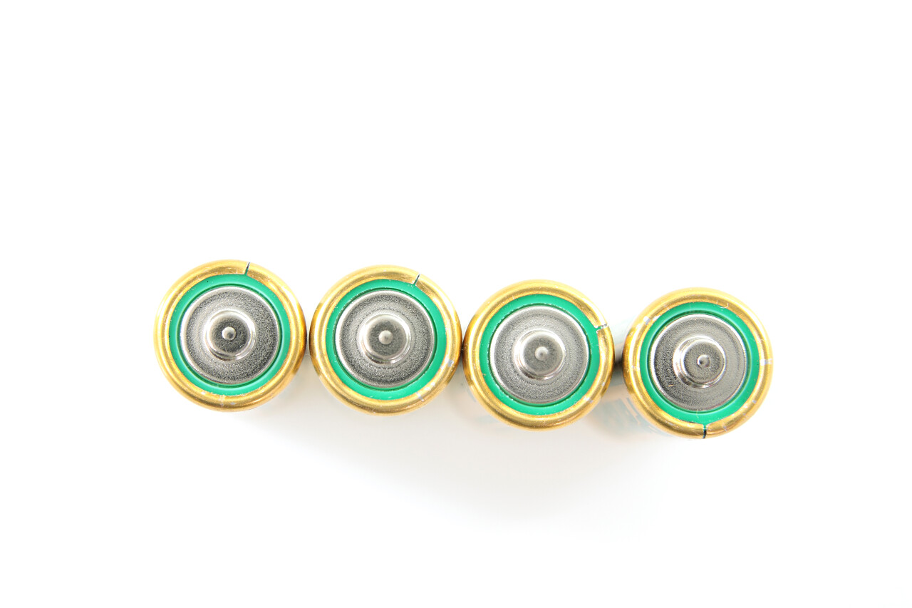 白底四节电池干电池碱性电池