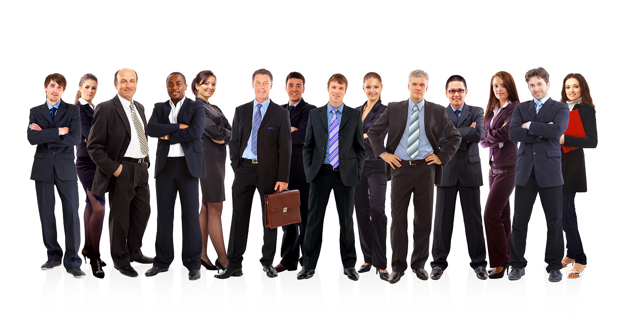 商务黑色大气集团商务专业团队企业专业商务精英团队