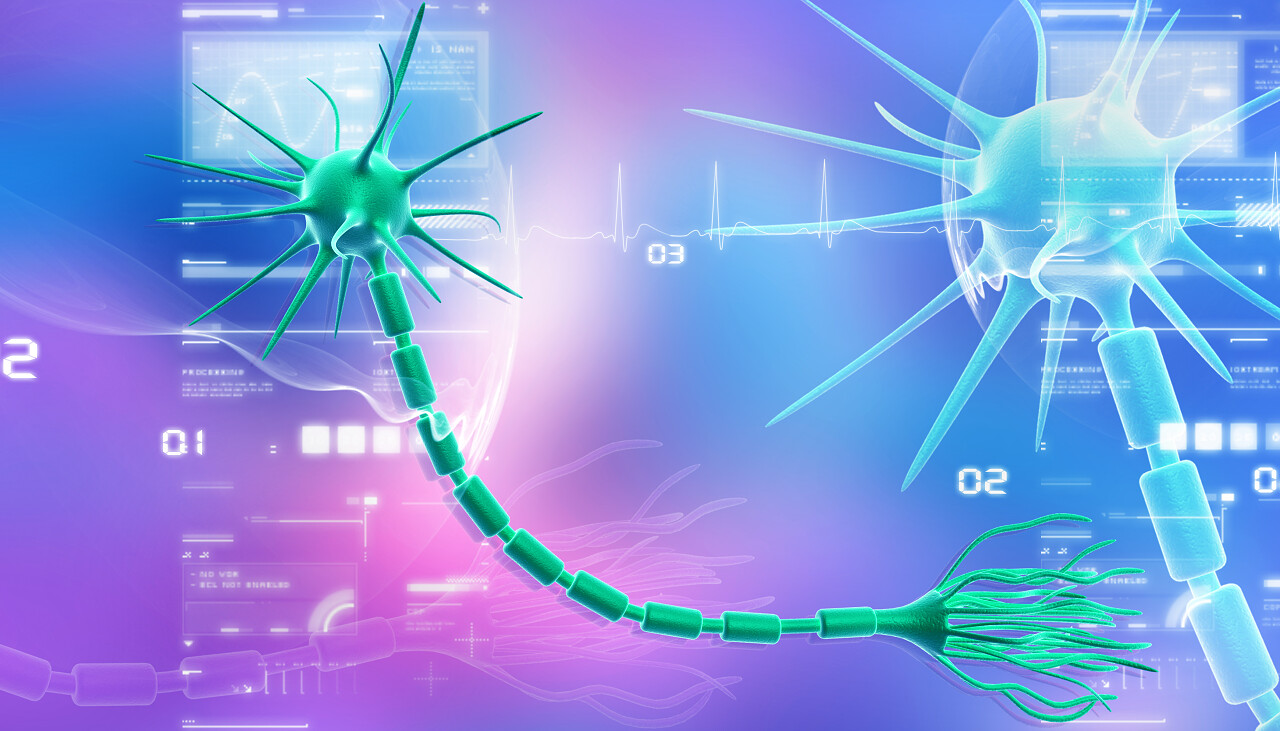 抽象设计中的神经元细胞