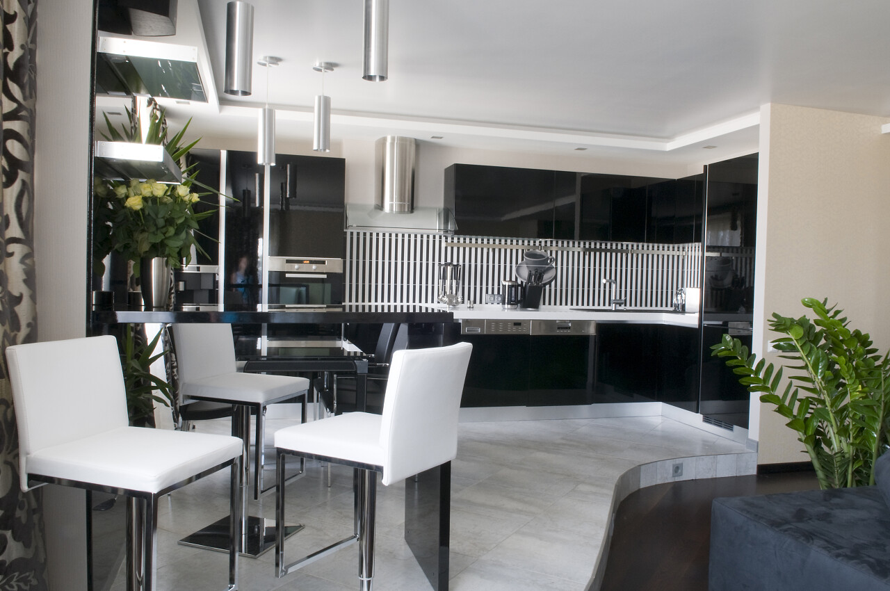 商务简约黑白大气现代家居家居家装装修设计工作室室内设计