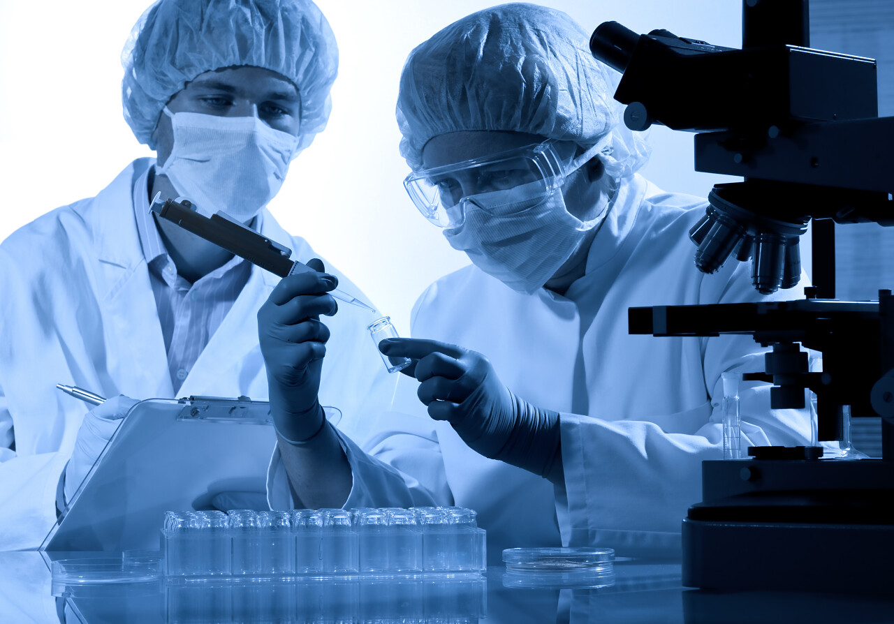 实验室科研人员科学家做实验做研究科研