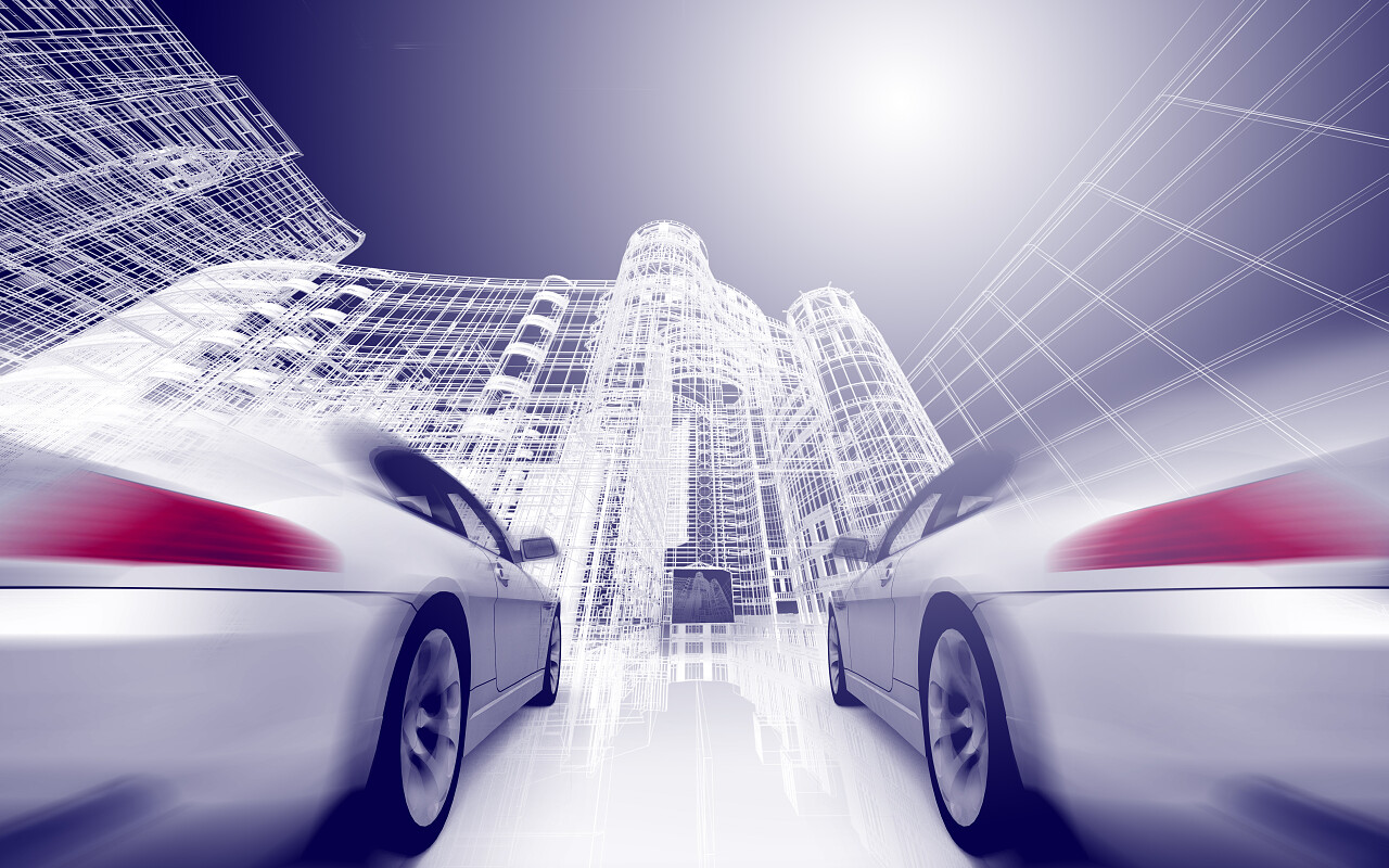 创意合成运动车