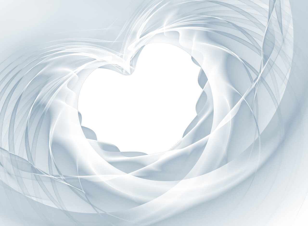 浪漫的心形状从白色新娘的面纱包括心脏的剪切路径对于像婚礼情人节周年的庆祝活动有用日记情人节七夕520情人节214情人节