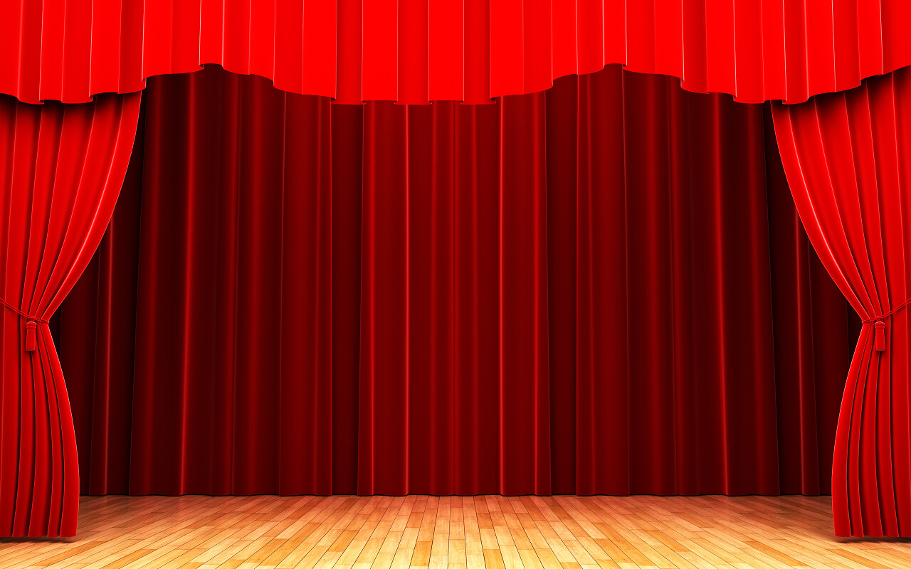 红色天鹅绒帷幕开幕现场