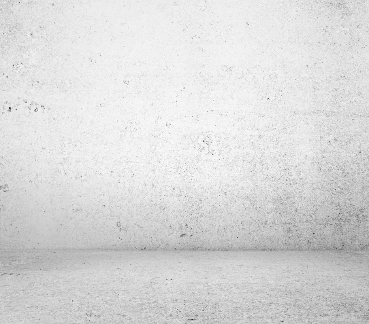 白色的混凝土墙体和地板特写