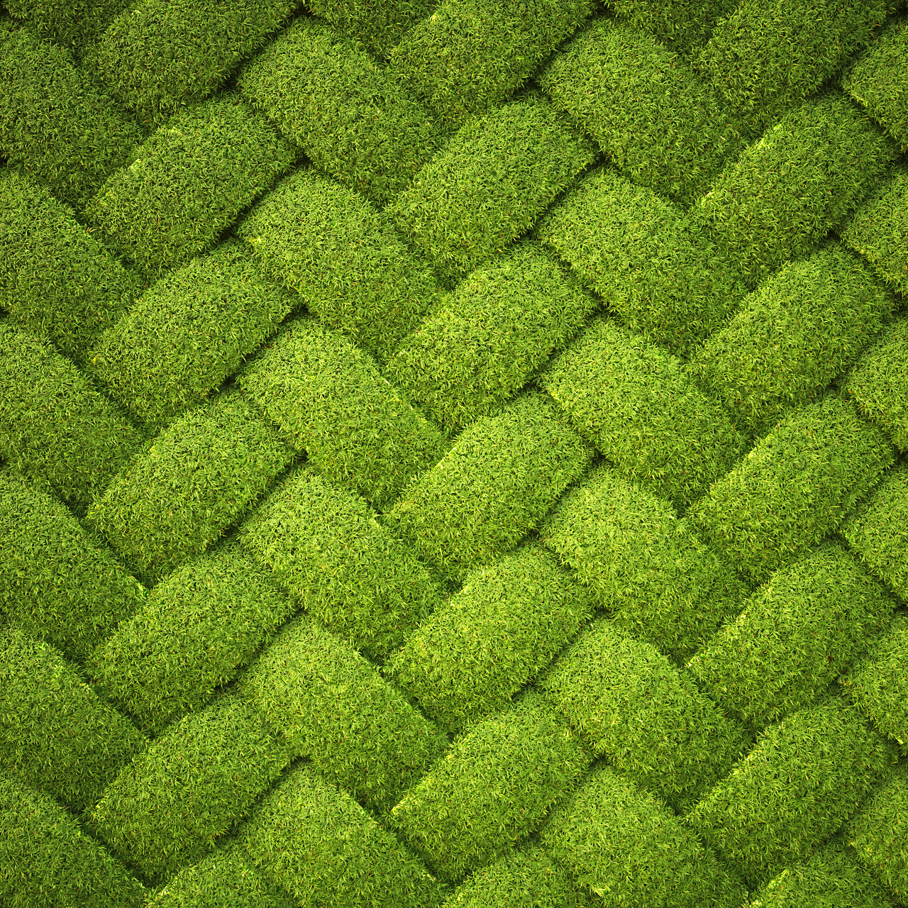 交叉编织的草藤背景纹理.