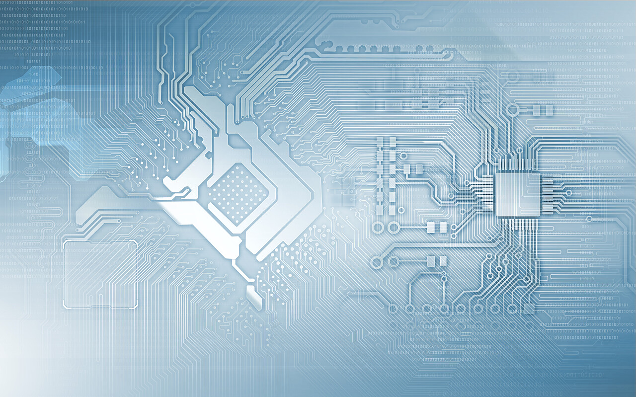 蓝色芯片电路设计