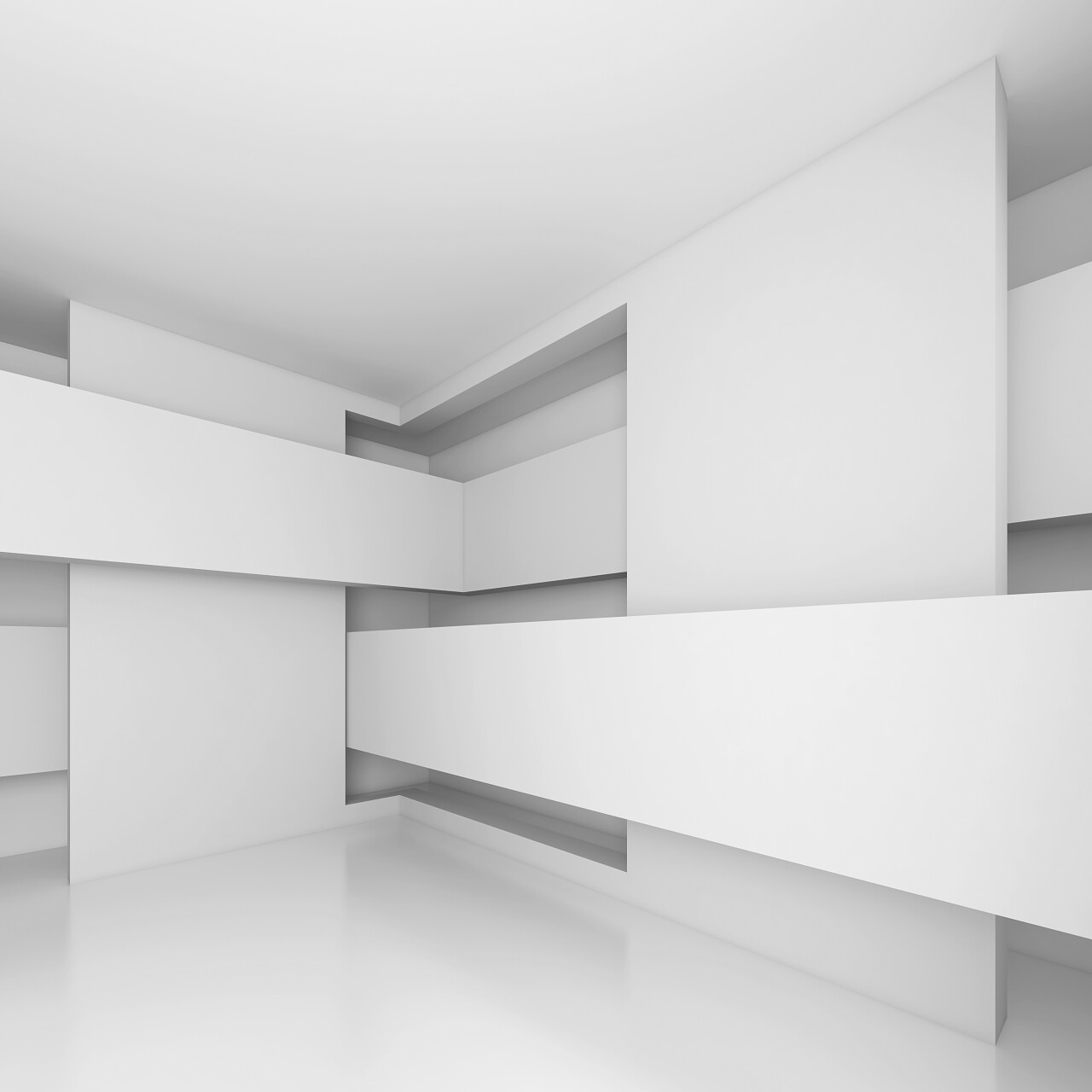 室内立体抽象建筑设计