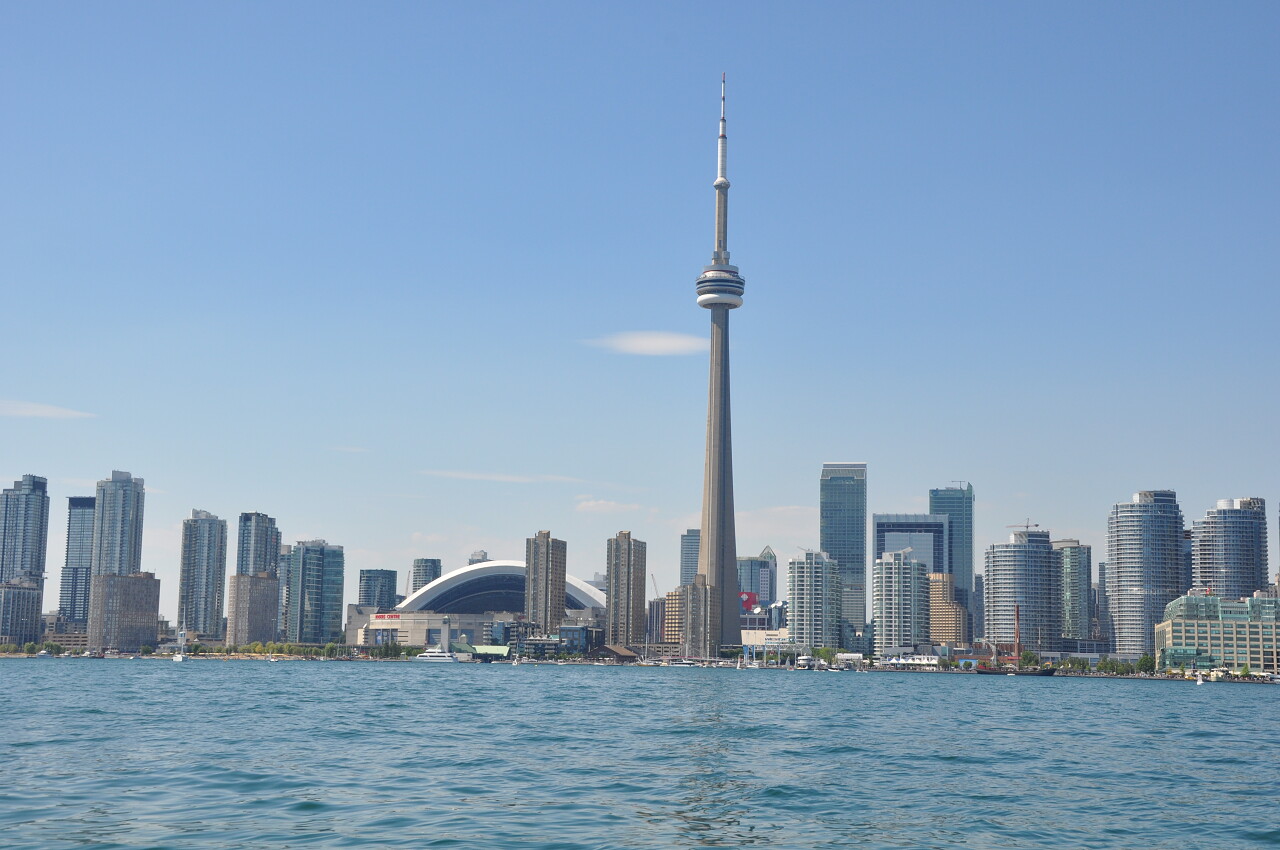 城市标志建筑加拿大旅游