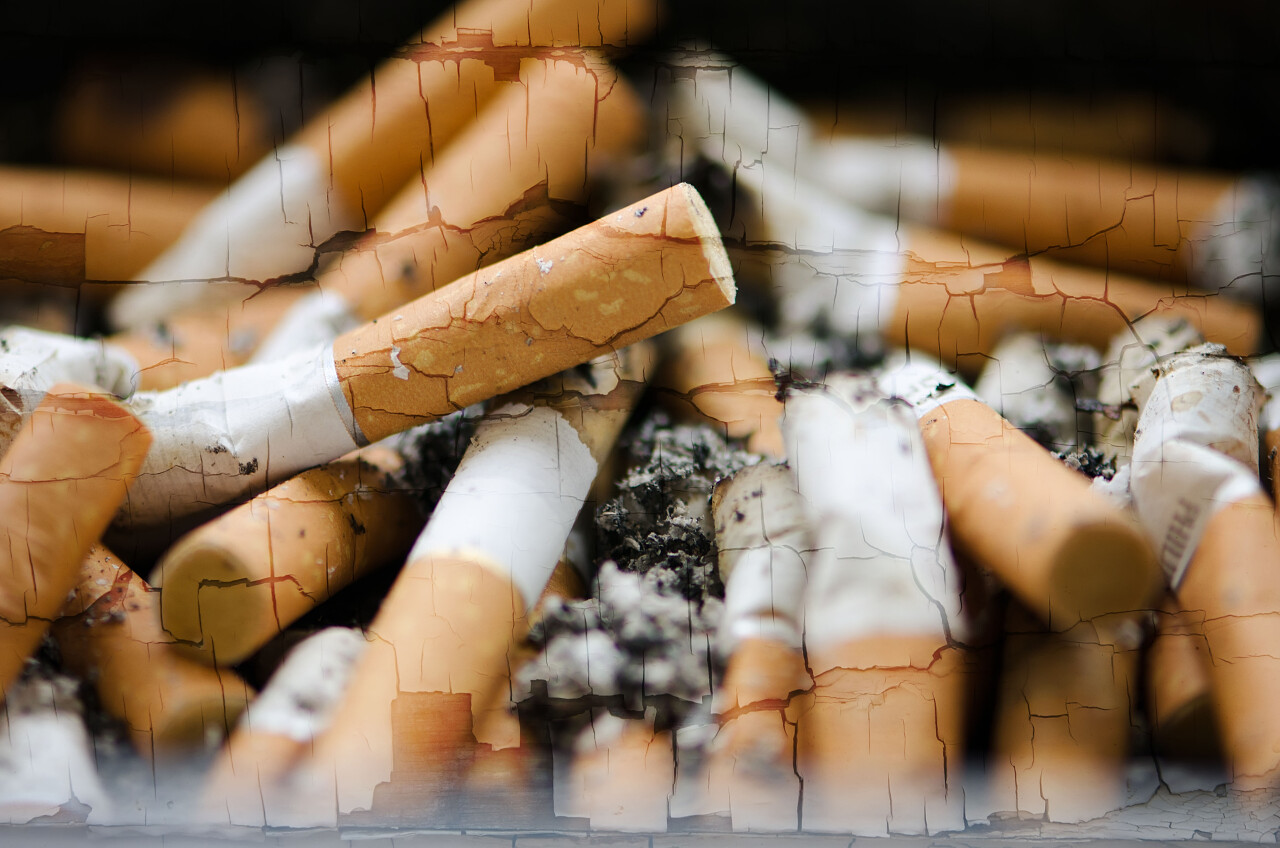 断裂的香烟图片