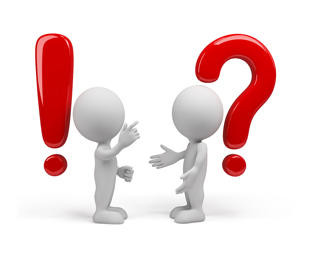 解释3d小人讨论疑问思考小人