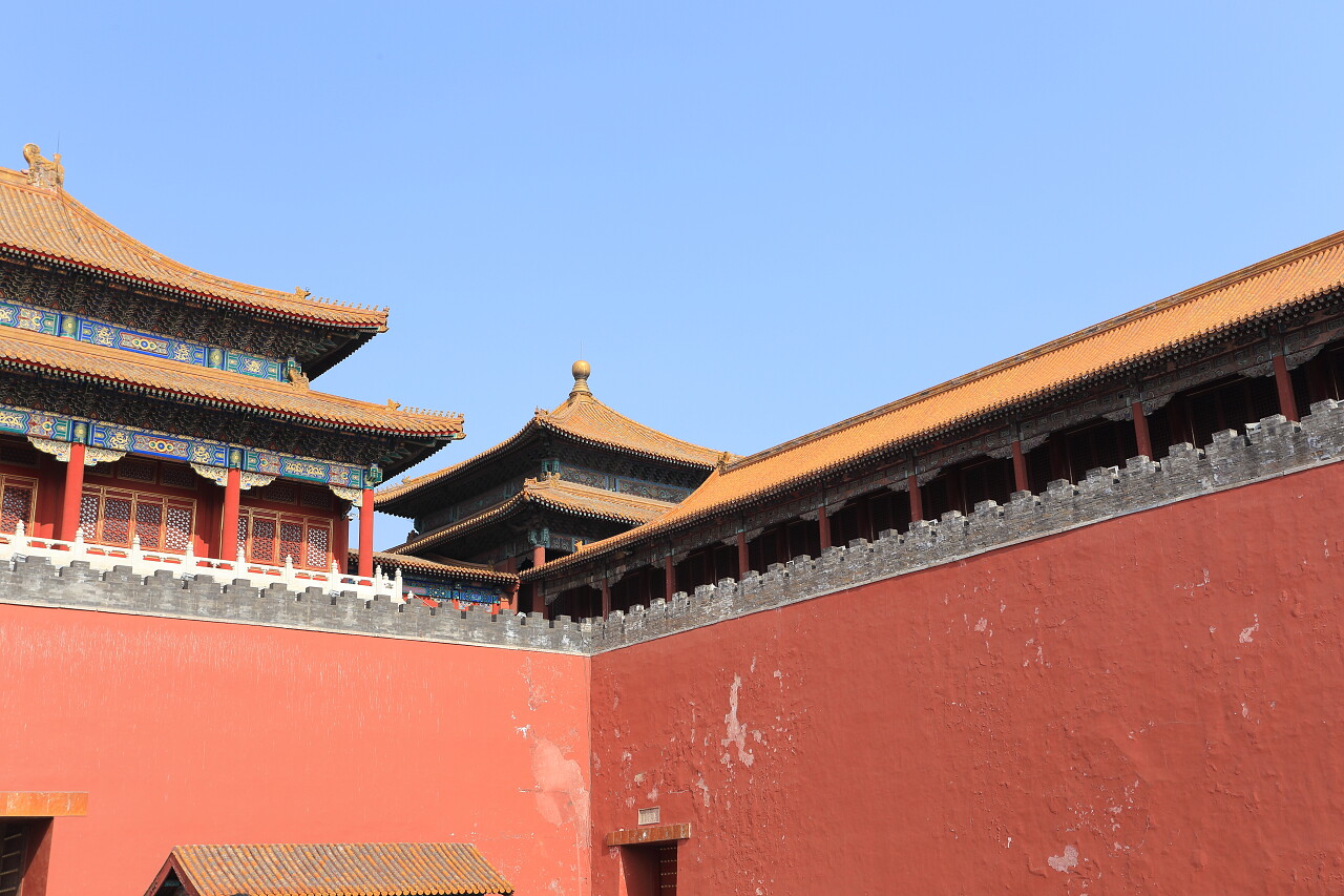 中国北京的紫禁城故宫旅游