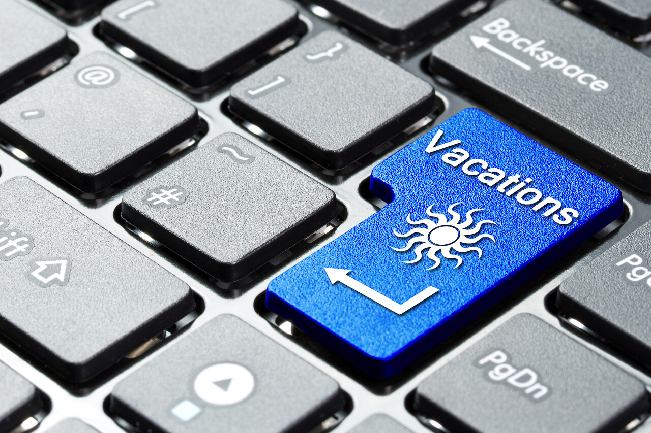 计算机键盘上的按钮