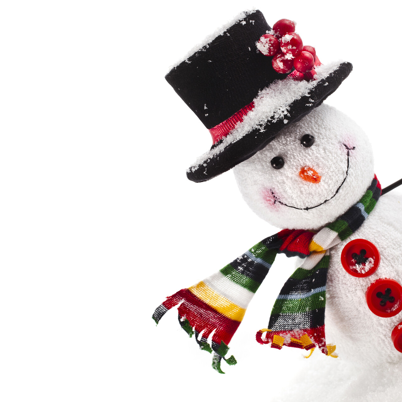 白底雪人二十四节气立冬小雪大雪冬至小寒大寒