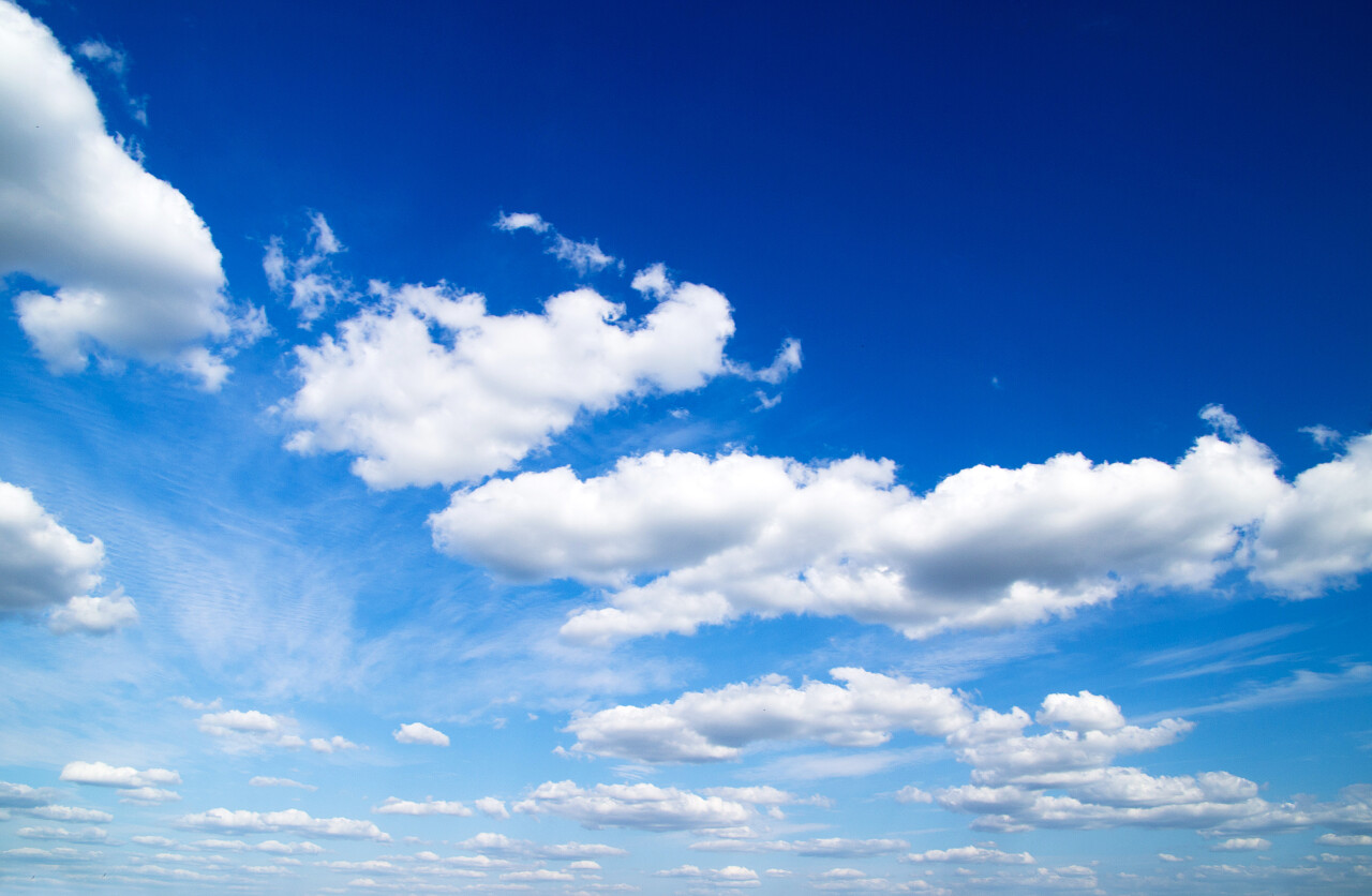 蓝天白云云朵云彩