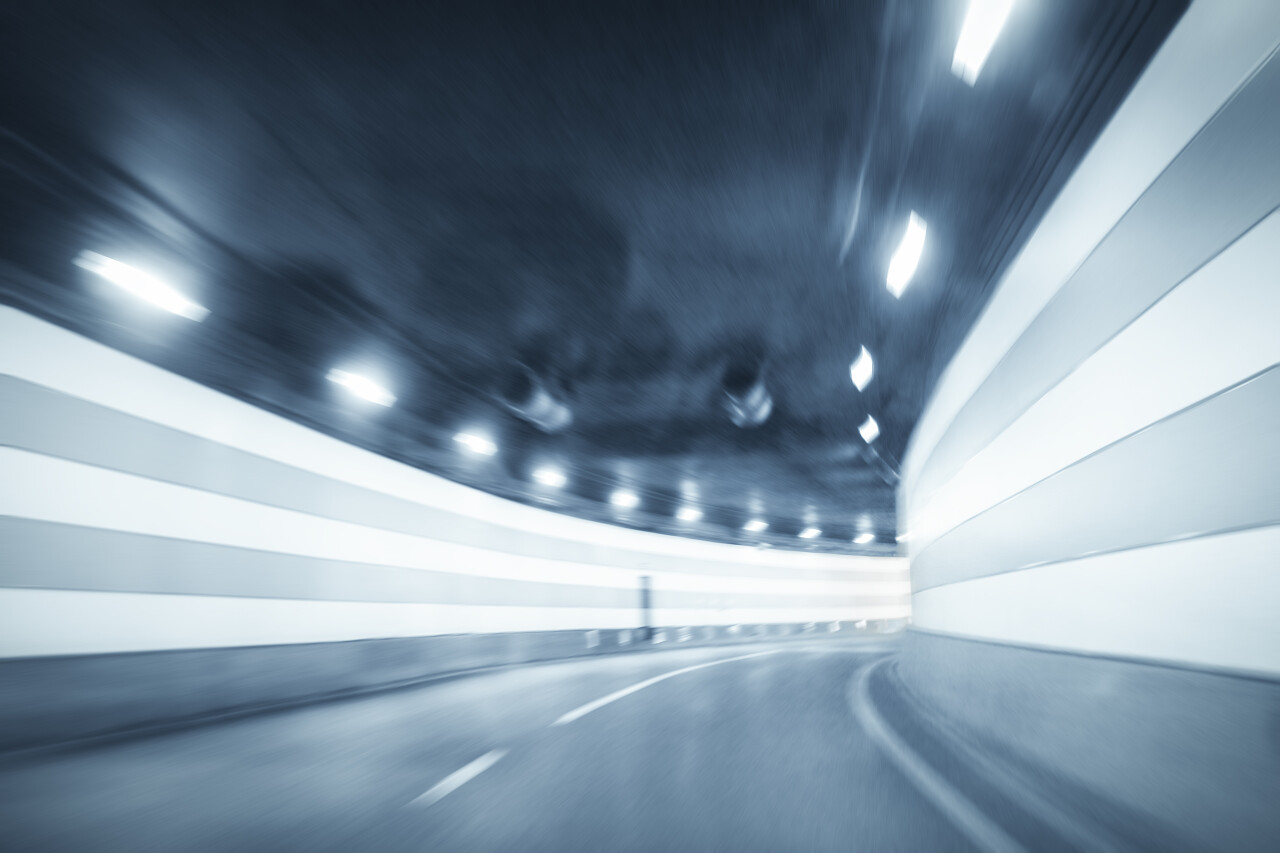 隧道车道快速模糊