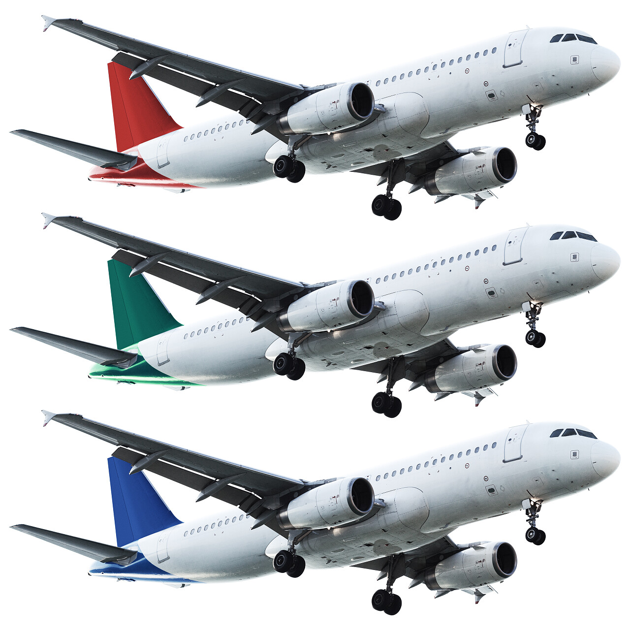 白底飞机客机喷漆飞机