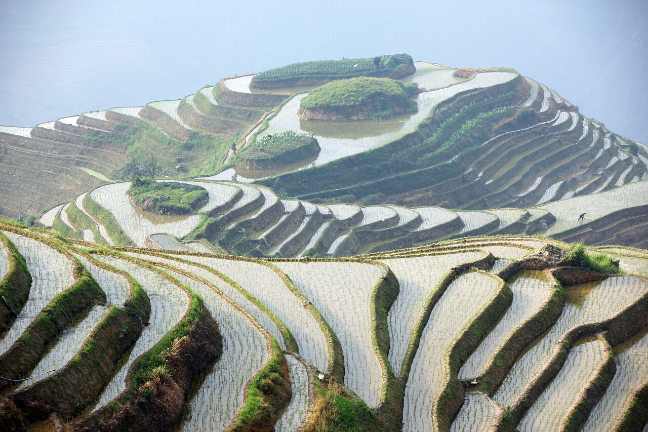 龙脊梯田广西省中国广西