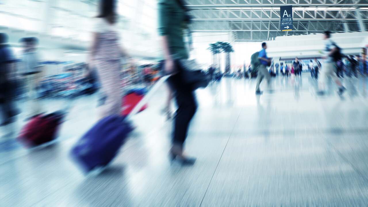 在上海浦东新区机场的客运