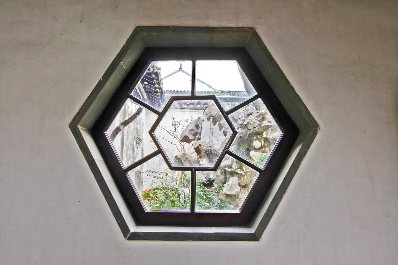 中国江南园林窗口