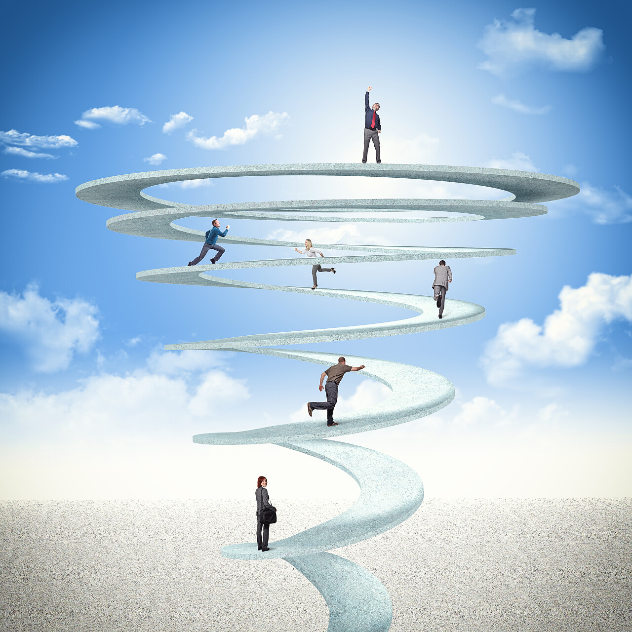 对三维抽象螺旋业务