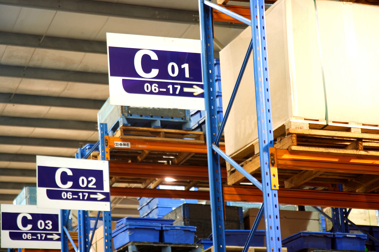 民生物流汽车配件仓库物流仓库物流园区