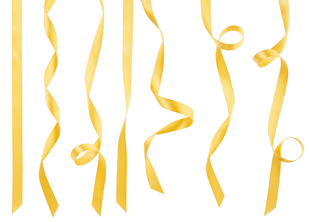金色丝带