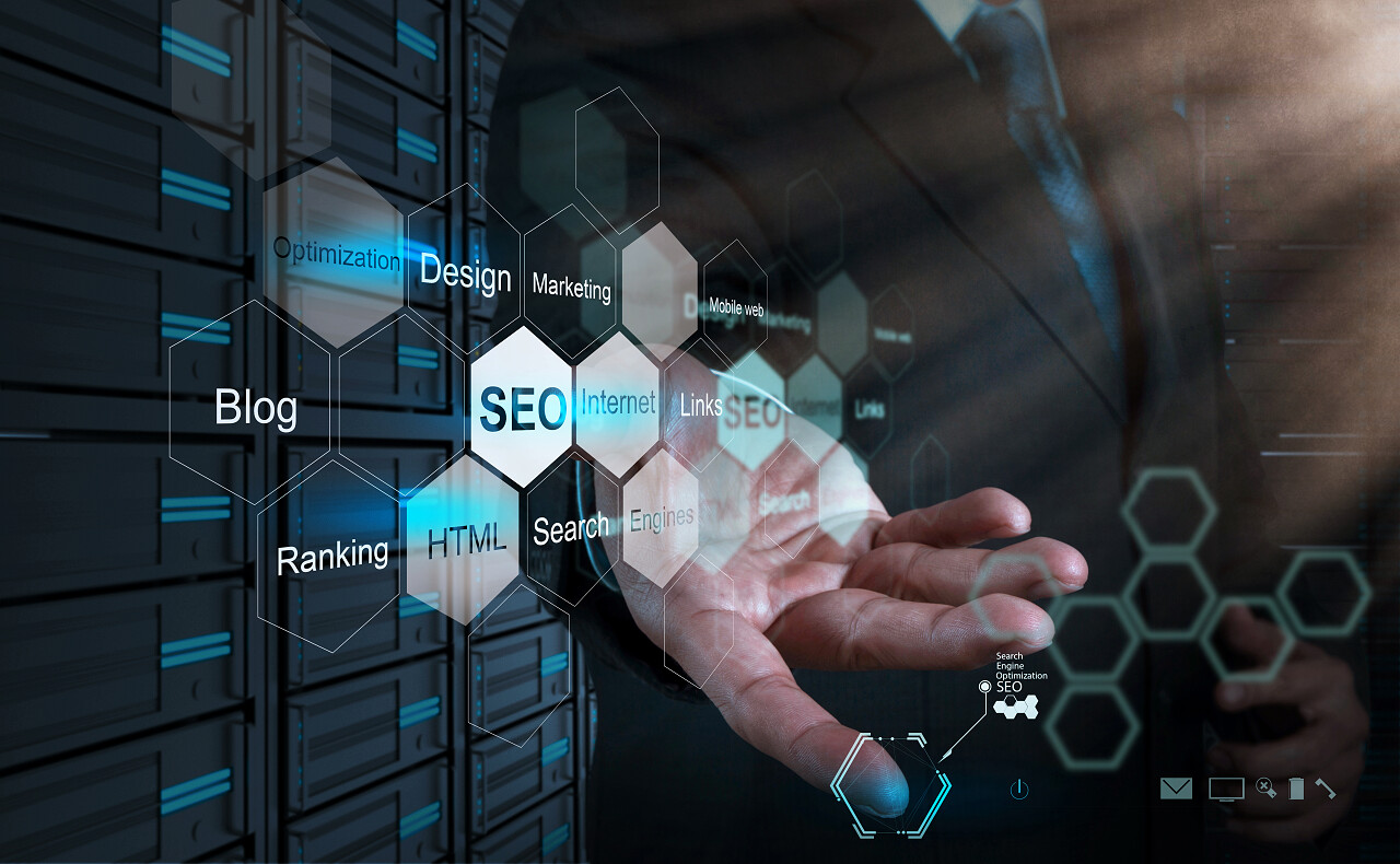 显示搜索引擎搜索引擎优化商人手