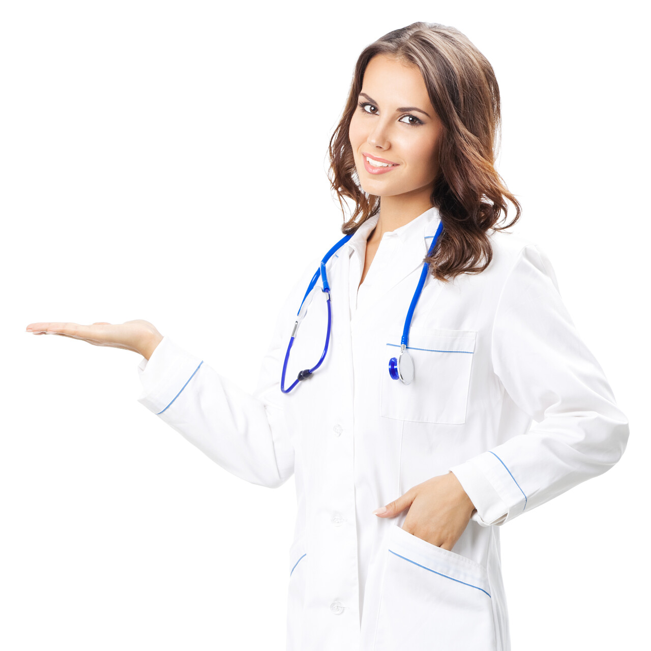 微笑年轻女医生