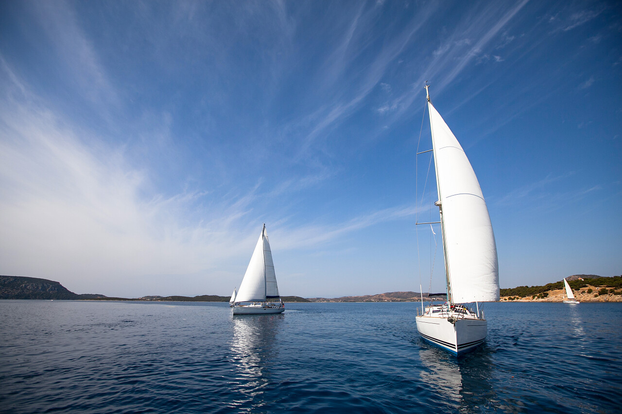 帆船游艇坚持美好未来