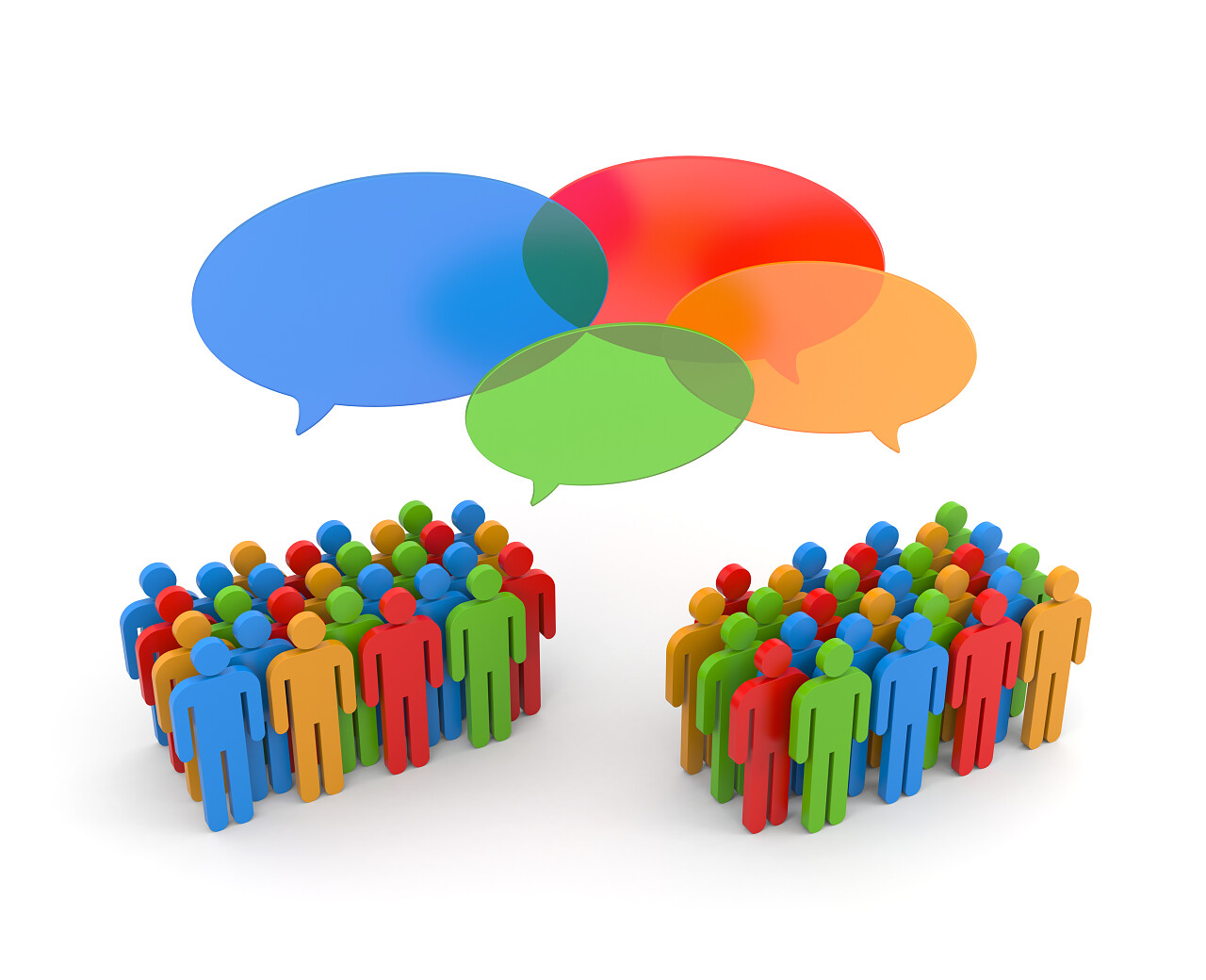 交换意见闲话概念图像