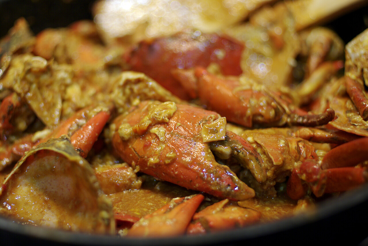 辣椒蟹新加坡的招牌菜